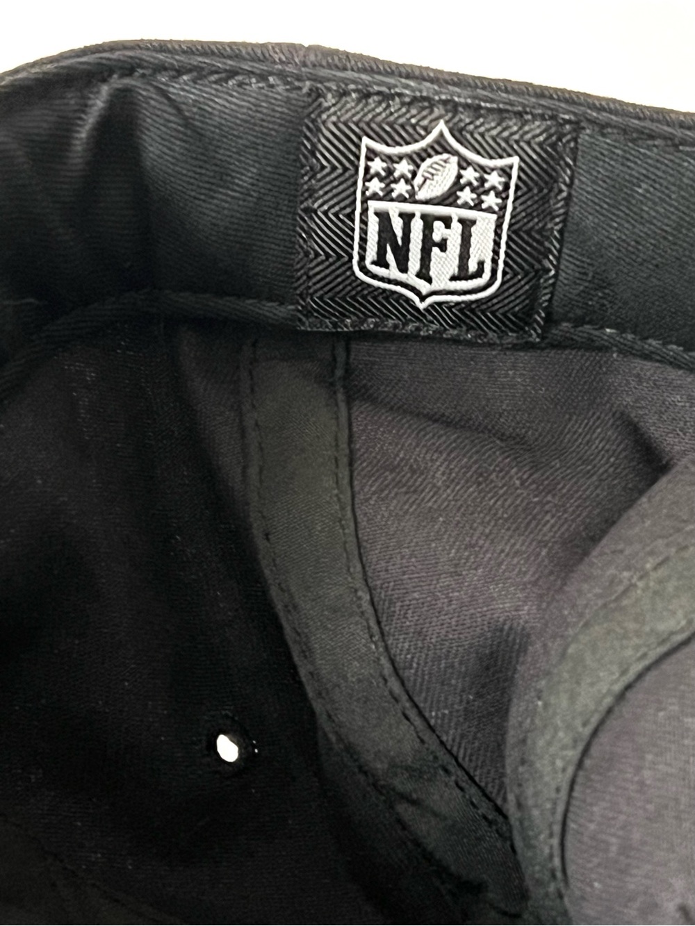 Los Angeles Rams Women's Black Cap NFL '47 Brand Hat Pink Logo - Picture 5 of 7